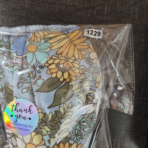 BO·G Collective Women’s XS Crochet Top Dress Blue Floral Boho Cottagecore Y2K - Picture 7 of 8